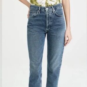 Agolde Indigo Straight Leg Jeans